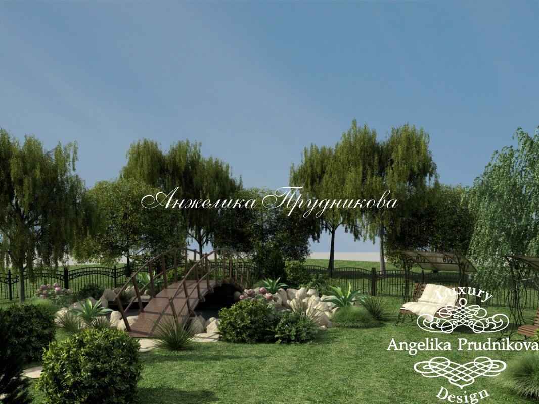 На фото: Ландшафтный дизайн в загородном имении в итальянском стиле