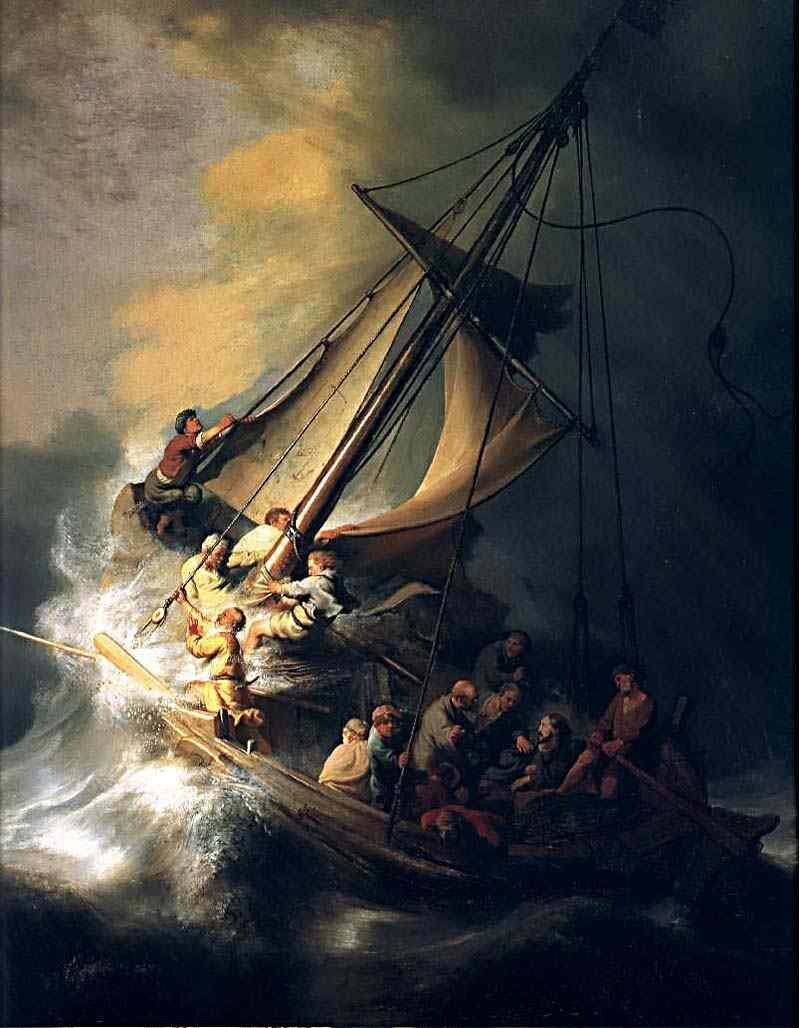  Христос во время шторма на море Галилейском, 1633