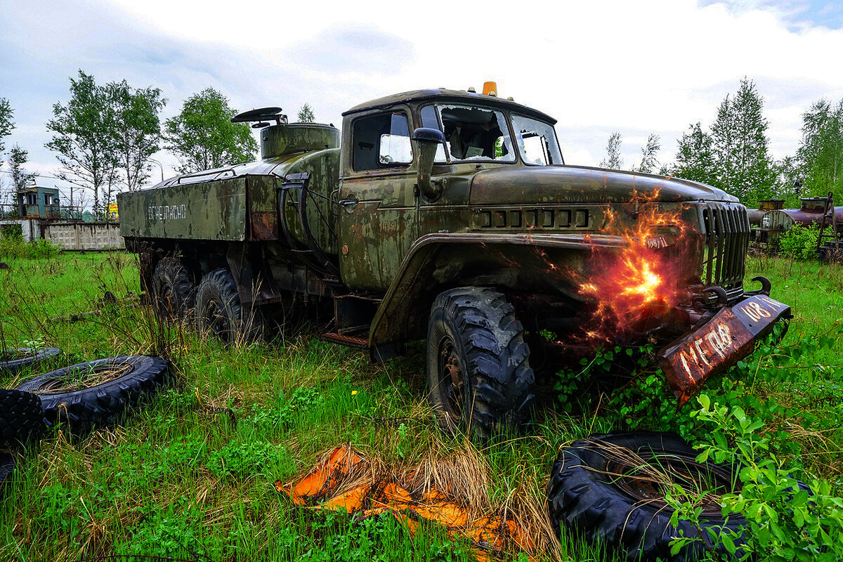 Заброшенные военные части россии с техникой фото