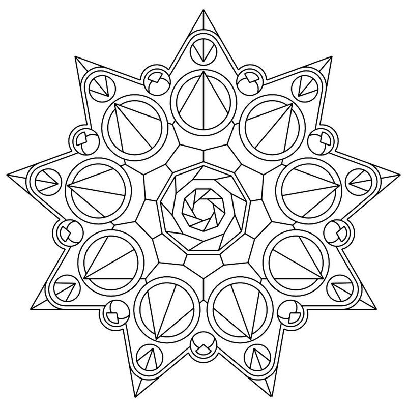  Современная мандала: значения цветов