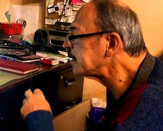 Михаил Боярский за просмотром матча!