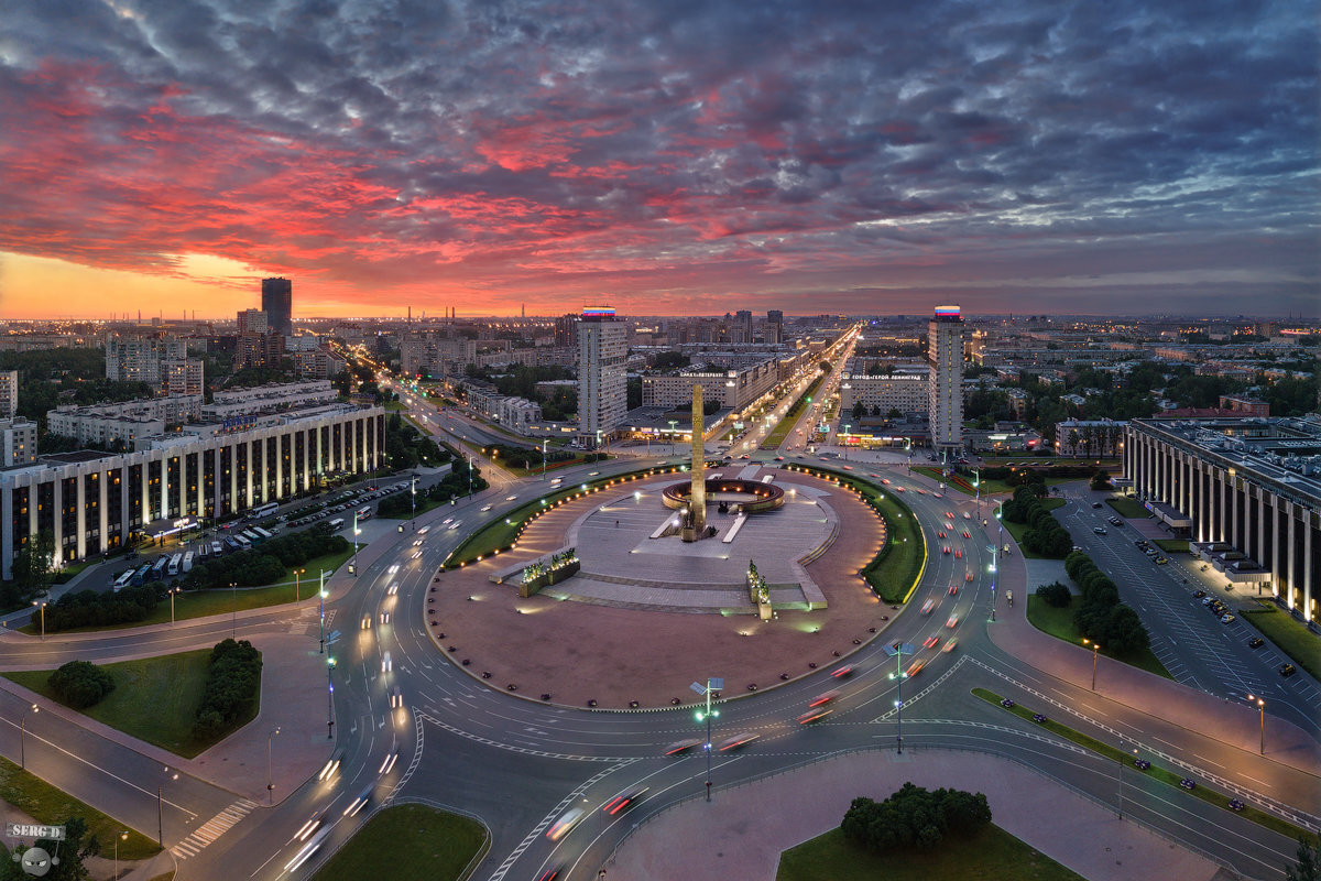 Площадь Победы в Московском районе СПБ