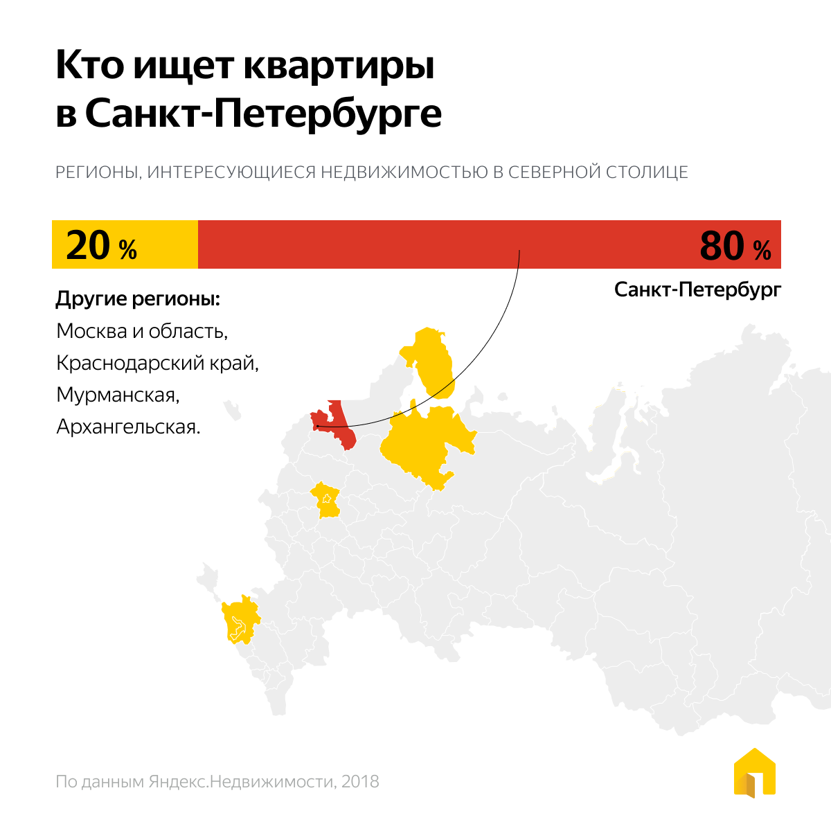 Из каких регионов ищут квартиры в Москве и Санкт-Петербурге | Яндекс  Недвижимость | Дзен