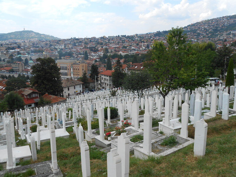 Мусульманское кладбище в Сараево