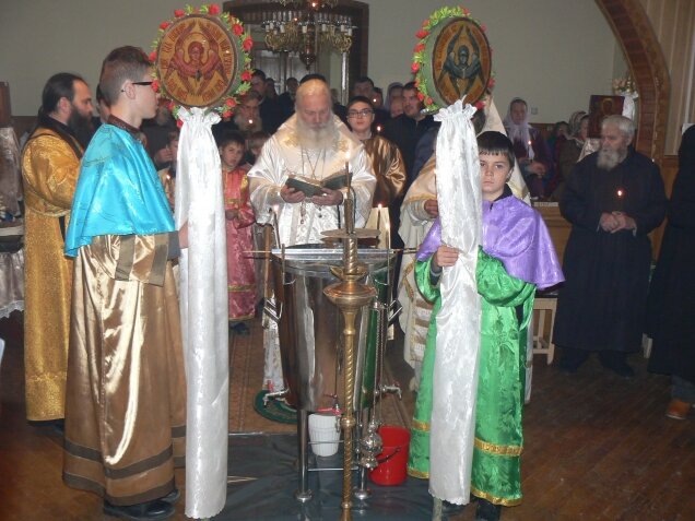 Водосвятие в день Крещения в РДЦ