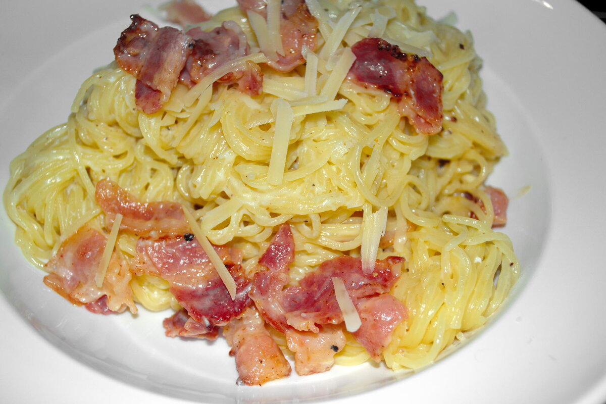 Паста карбонара «Pasta alla carbonara» рецепт – Итальянская кухня: Паста и пицца. «Еда»