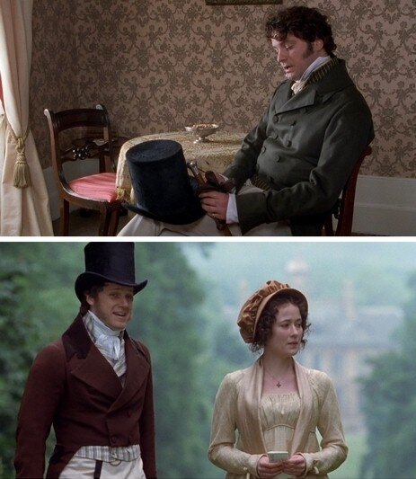 Кадр из мини-сериала "Гордость и предубеждение", 1995