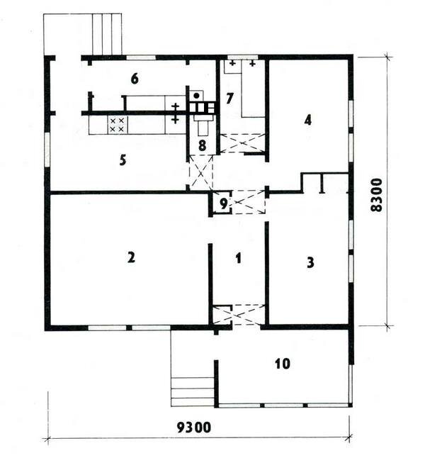 Планировка сельского дома (75 фото)