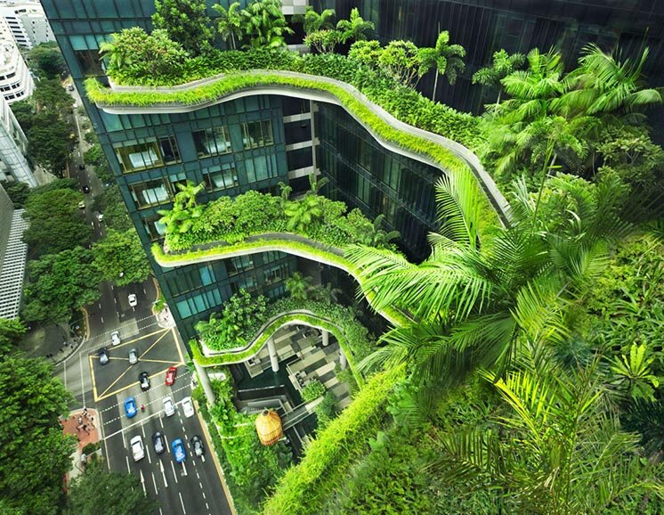  Готельно-офісний комплекс в Сінгапурі Parkroyal on Pickering