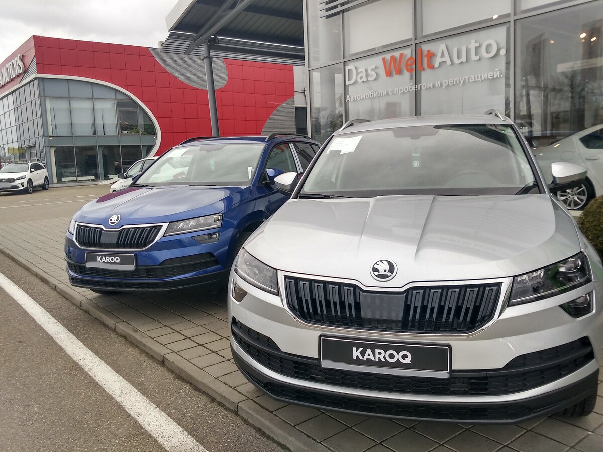 Skoda Karoq: серый тоже ничего
