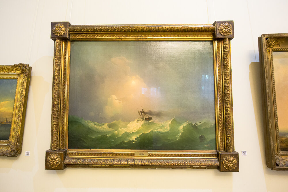 Александр Матвеевич Дорогов. "Корабль в бурю". Пермская государственная художественная галерея