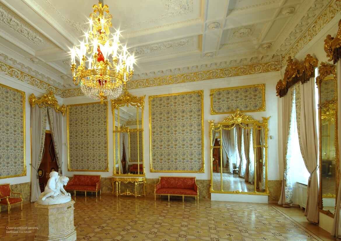 Строгановский дворец интерьеры