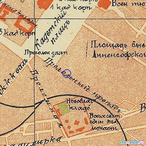 Карта лефортово с домами и улицами