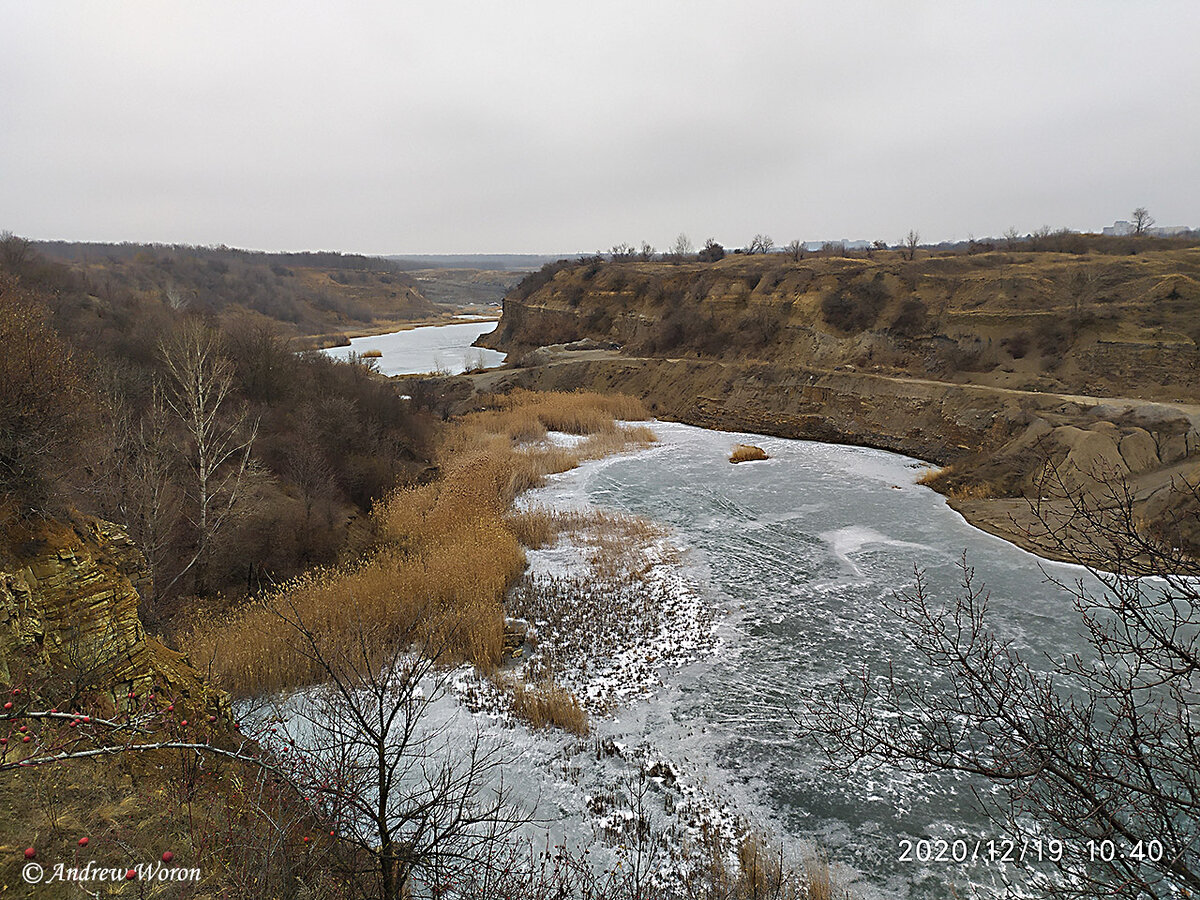 Вид на карьер с запада