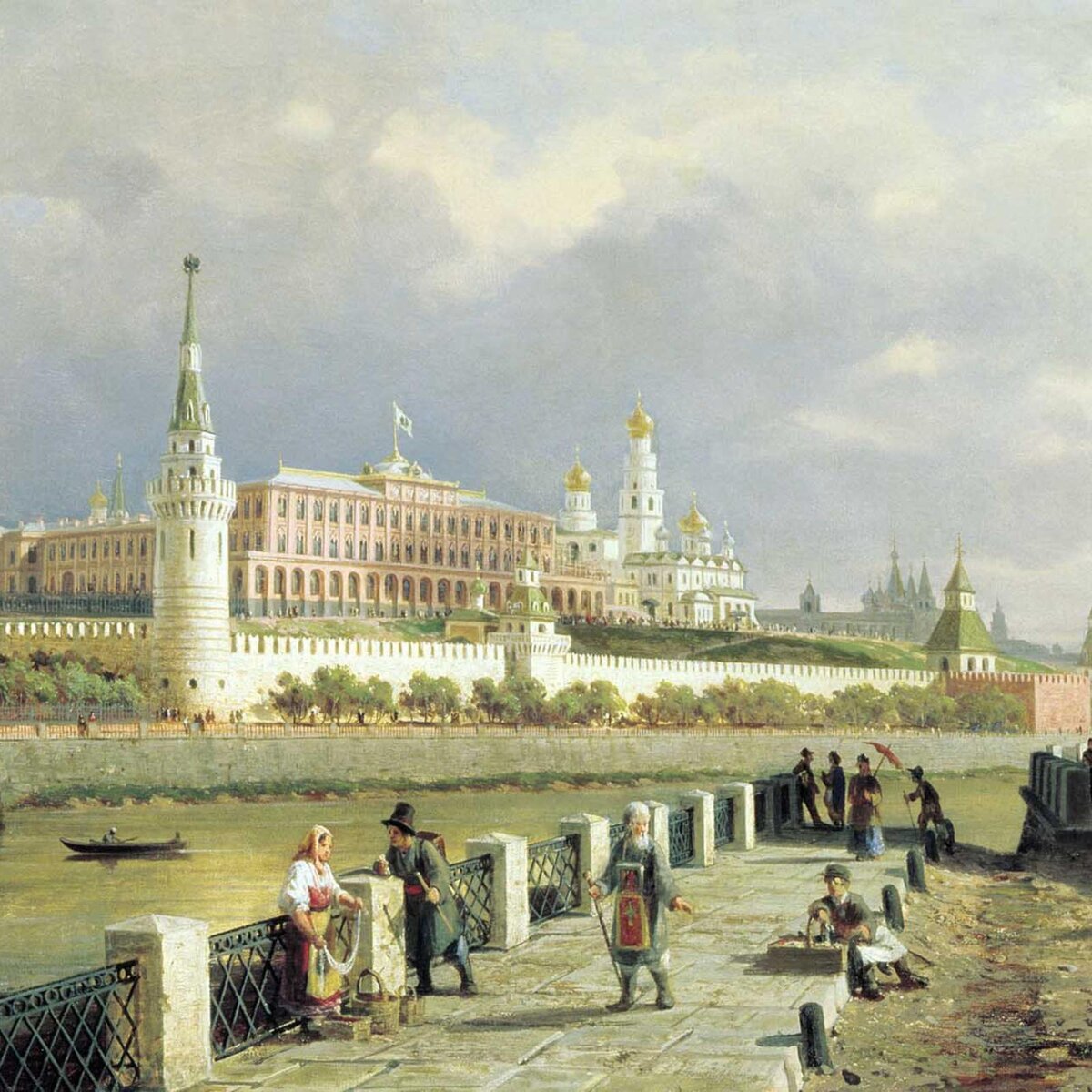  П.П. Верещагин. Вид Московского Кремля, 1879 год. Источник: wikipedia.org