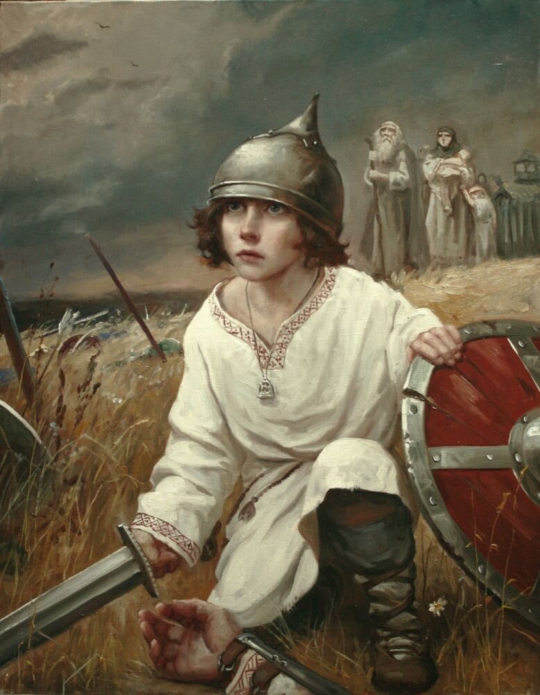 Андрей Шишкин, картина "Последний защитник"