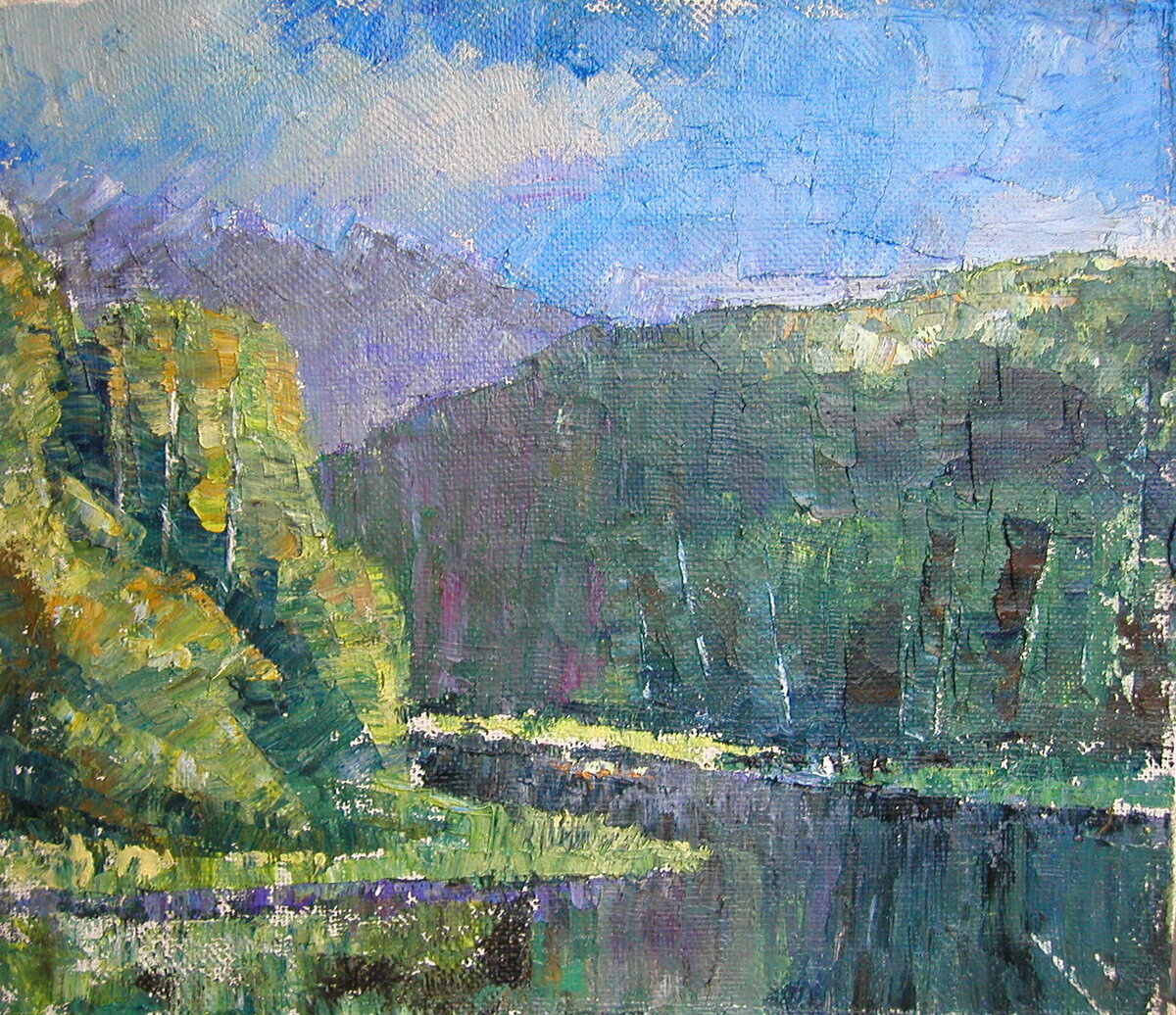 берега реки Березовая