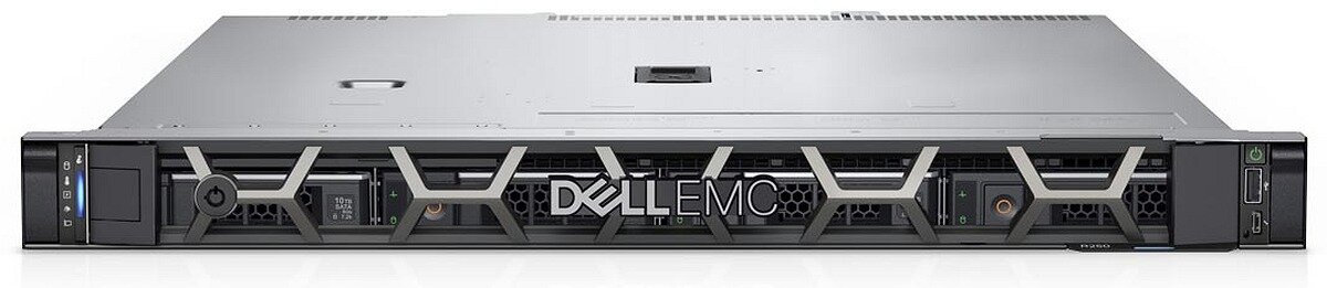 Dell EMC PowerEdge R250 вид спереди