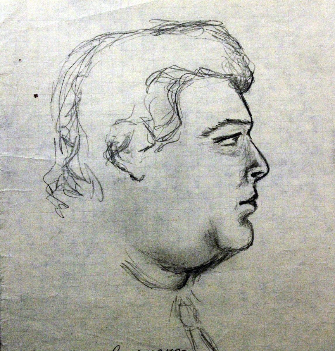 Мой учитель физики (мой школьный рисунок)