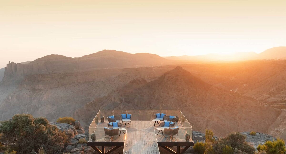 Фото сайта Anantara Al Jabal Al Akhdar. Площадка Diana’s Point