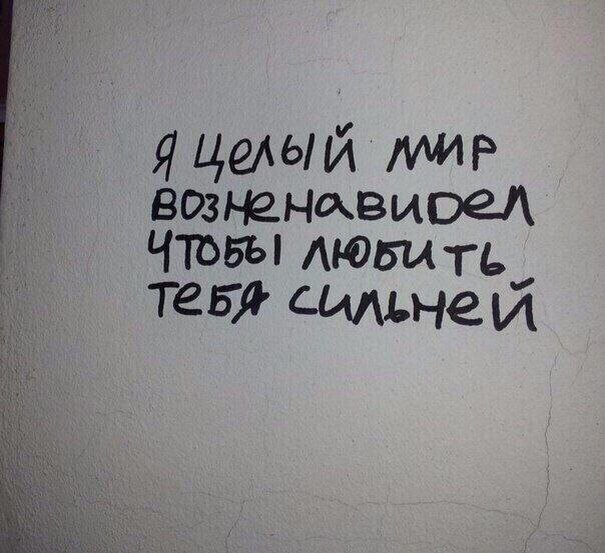 Я целый мир возненавидел чтобы любить тебя сильней