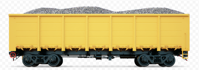 Полувагон с углём