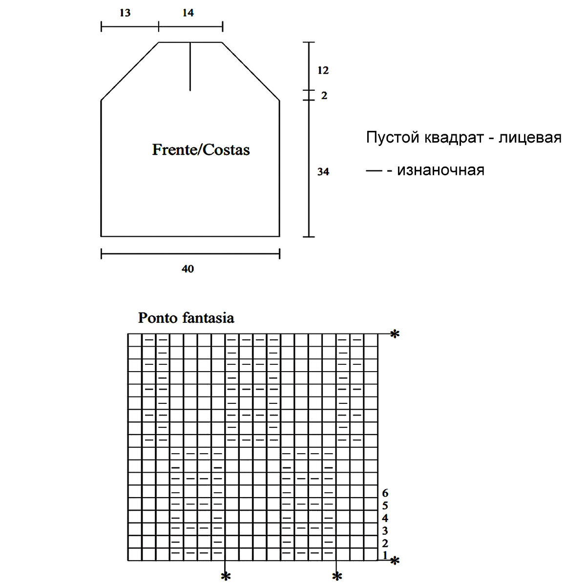 Теневые узоры спицами – схемы