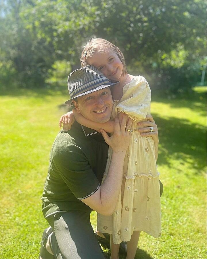    Сергей Безруков с дочерью МариейСоцсети