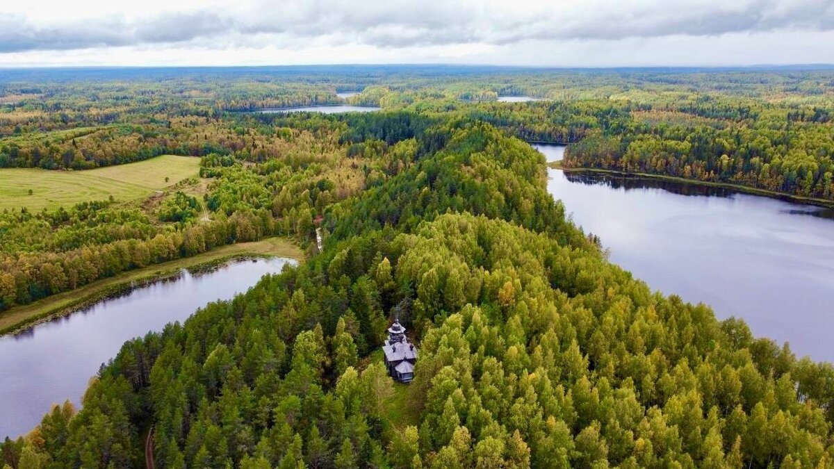 Кенозерский парк осень