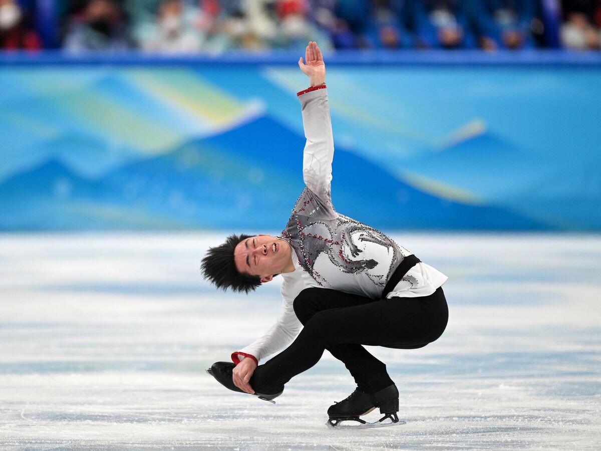    Фигурист Винсент Чжоу (США)© РИА Новости / Григорий Сысоев