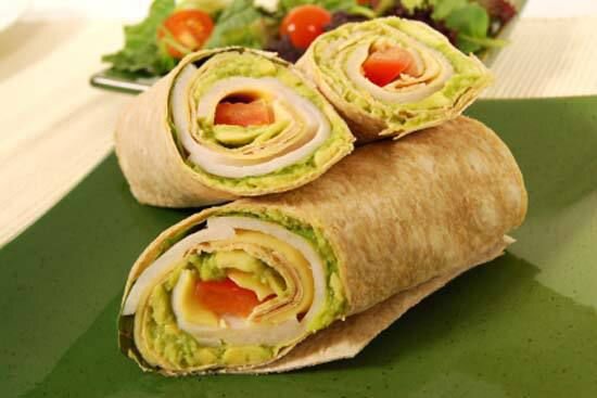 Красивы вариант нарезки рулетиков из лаваша