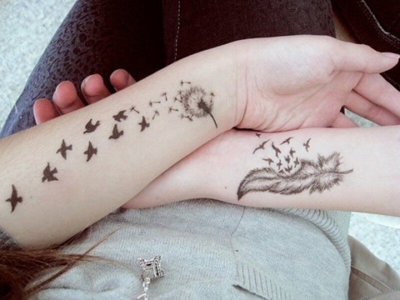 24 великолепные Одуванчик 🌾 татуировки все романтические девочек будет обожаю ❤️...