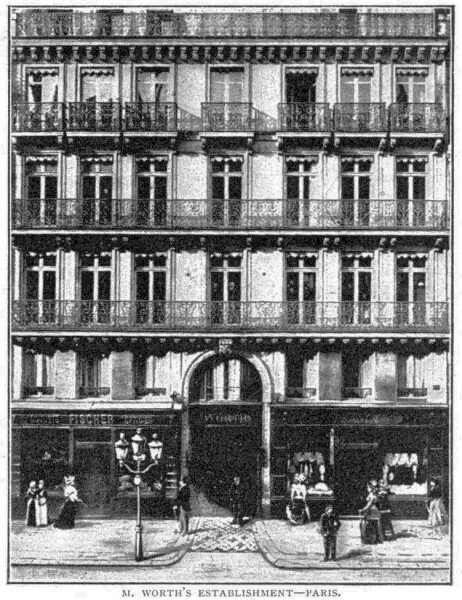 Дом моды Уорта на улице Мира 7, Париж, 1894 г.
