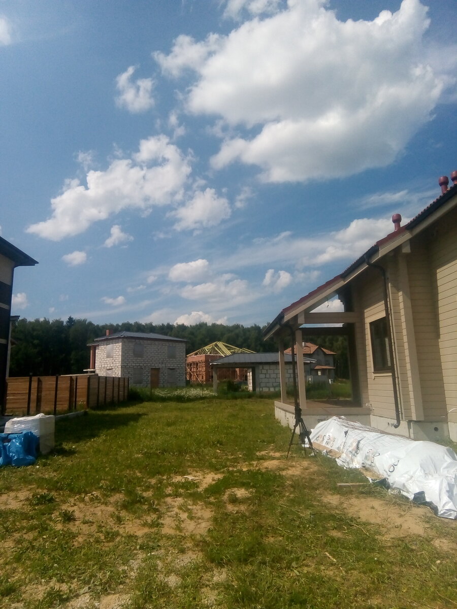 фото при  техническом въезде на участок