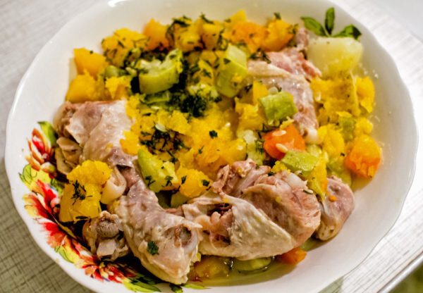 Вот такой тажин у меня получился