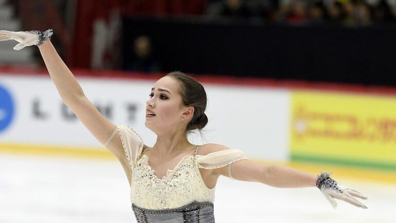 Алина Загитова сумела победить в короткой программе на этапе Гран-при в Финляндии