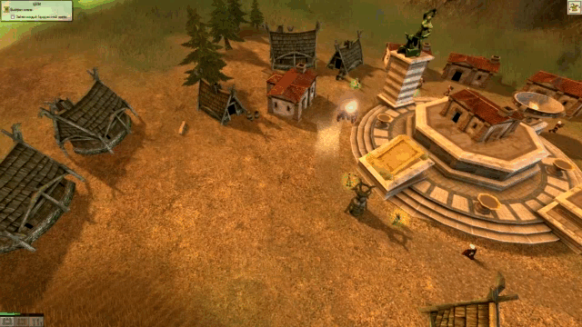 Посредством божественной длани в игре можно делать всё, что угодно от строительства и собирательства ресурсов, до скидывания камней на головы неприятеля. Ну или собственных горожан, если вы злое божество.