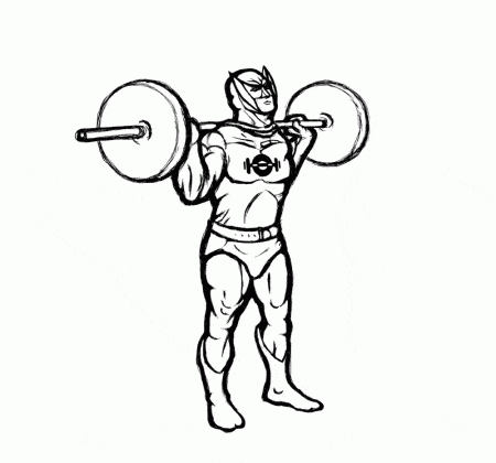 Приседания со штангой. 