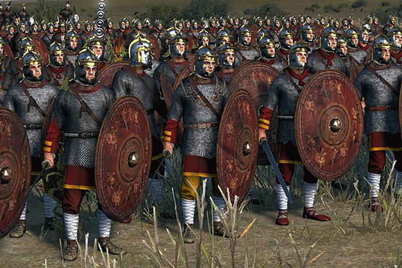 Римляне выходили из лагеря и смотрели на пунийцев...