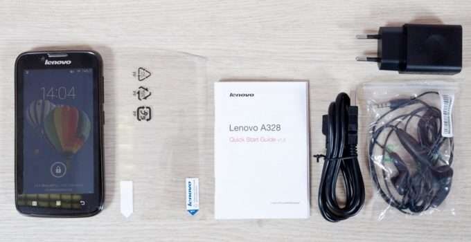 Комплектация смартфона Lenovo A328