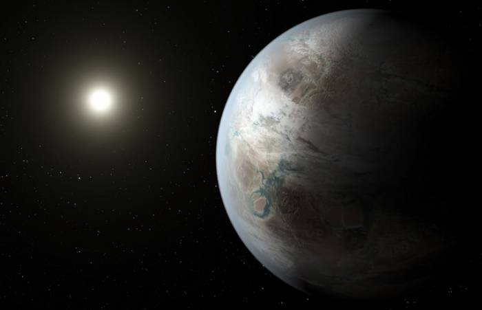 Планета Kepler 452b глазами художника. Иллюстрация NASA/JPL-Caltech/T. Pyle 