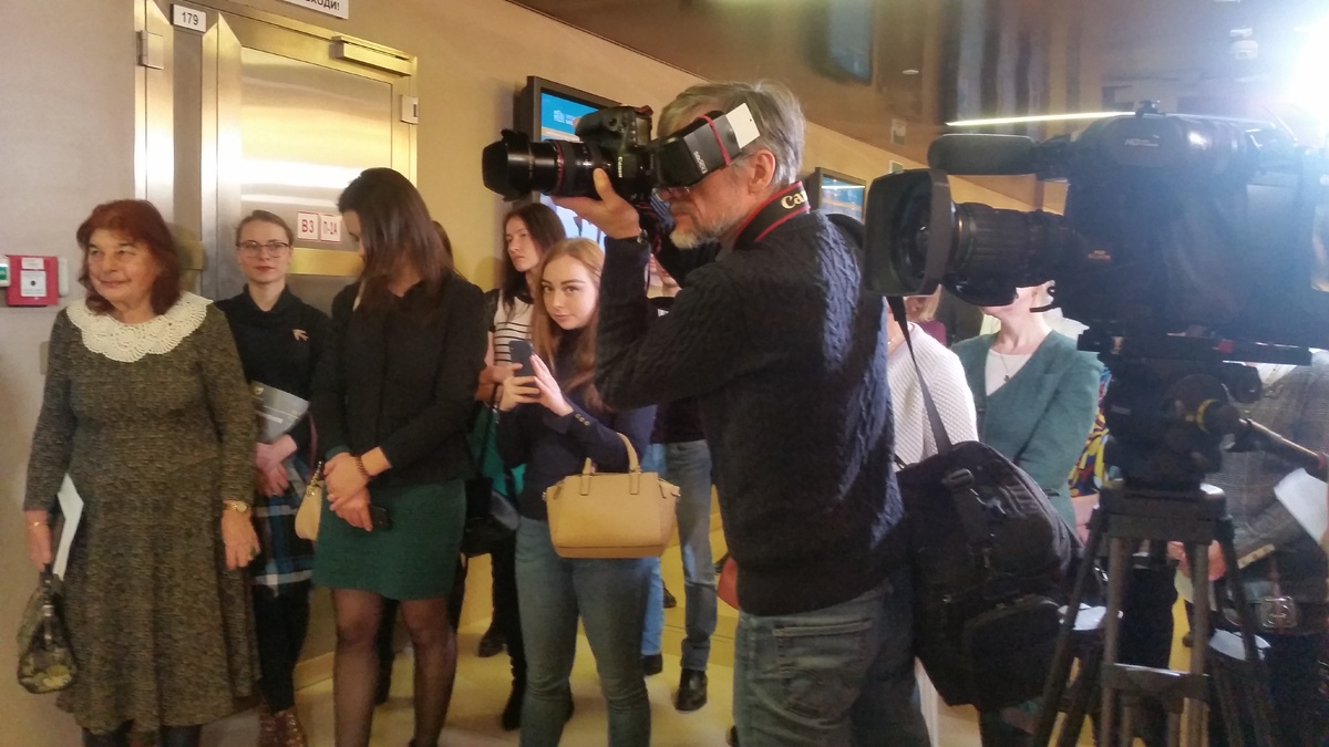 На открытии выставки «Конкуренция и монополии в Петербурге. От империи до наших дней».
фото: ВС
