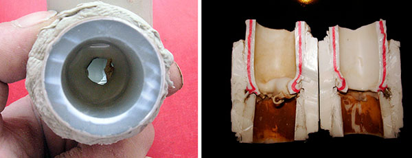 Внутренний диаметр легко может уменьшиться в 1,5-2 раза, что явно не лучшим образом отразится на работе вашей системы отопления.