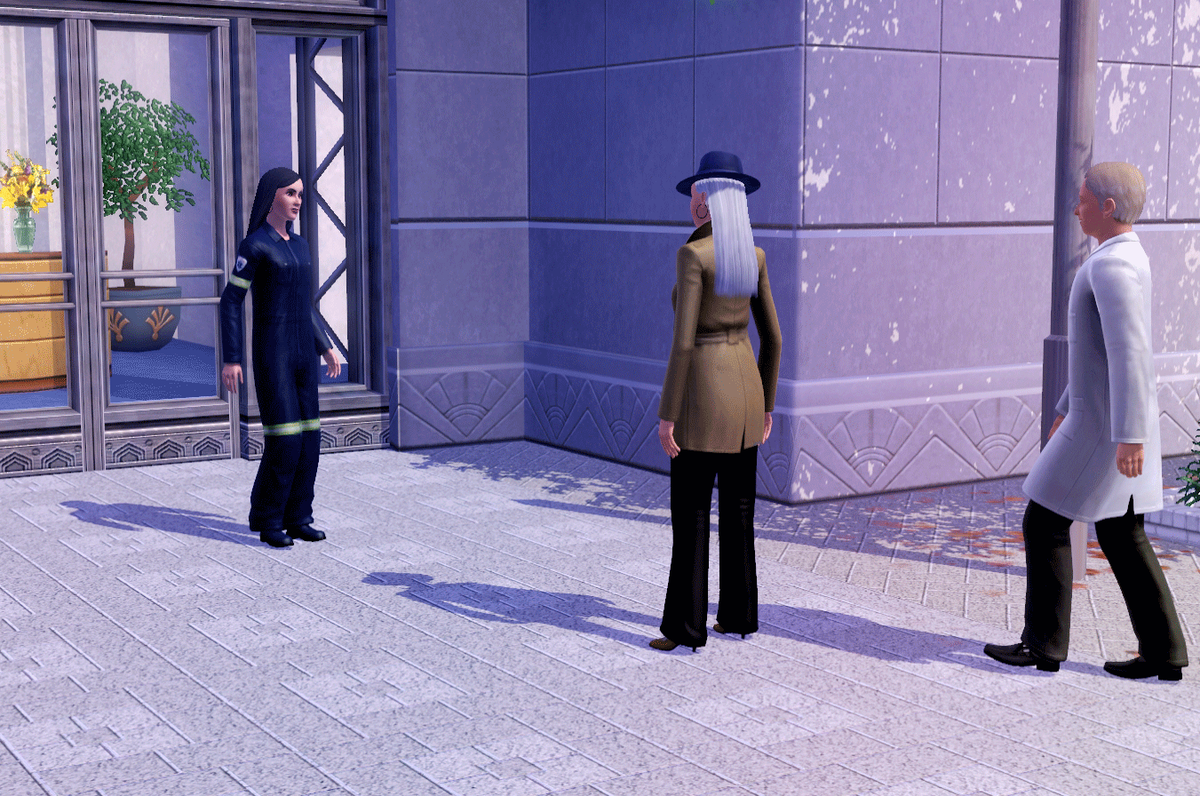 Картинка сделана мною в игре The Sims 3 