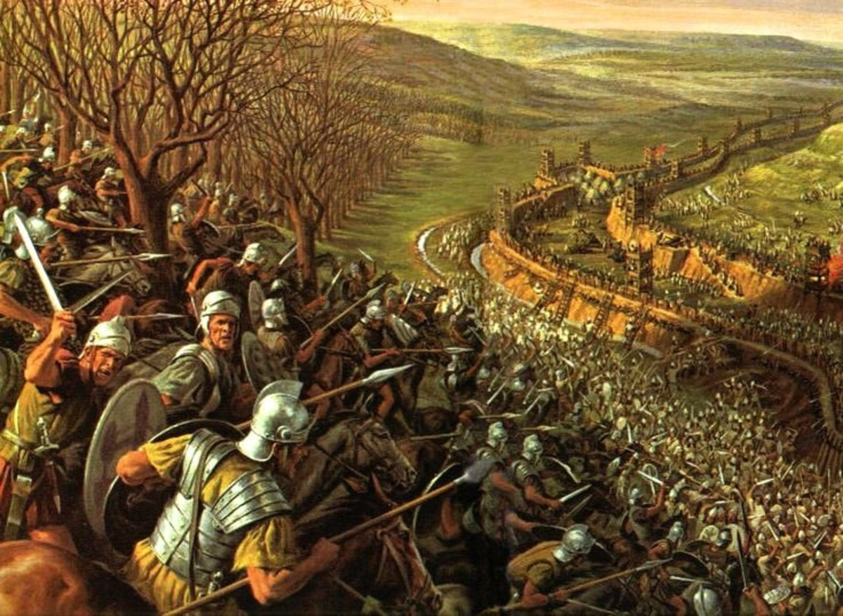 Древний мир сражения. Рим битва при Алезии.
