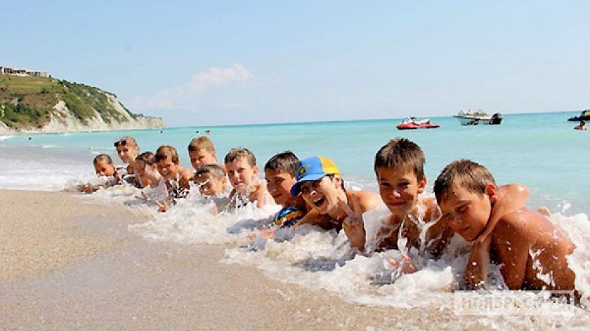 Крым море дети