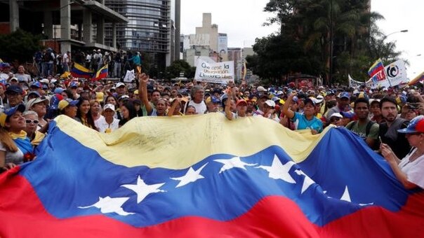 Протесты в Венесуэле. Фото Reuters