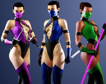                                 Kitana, Mileena, Jade