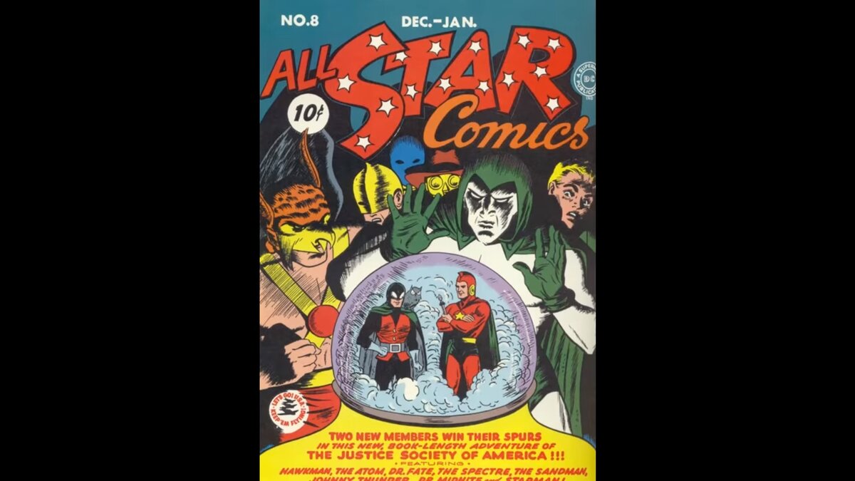 Обложка комикса «All Star Comics» №8 