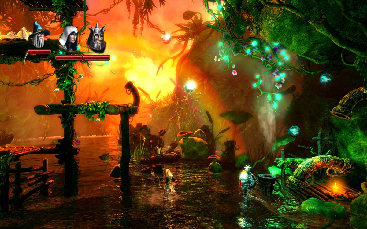 Платформеры на пк. Trine 2: Триединство. Trine игра. Игра Trine 2 герои. Amadeus Trine 2